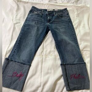 Baby phat vintage capri jeans